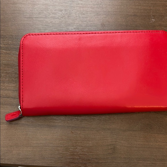Red Leather Wallet - Picture 3 of 4